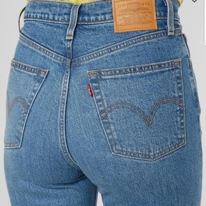 Levi's ribcage flare jeans